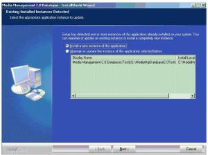 Installing Media Management Database